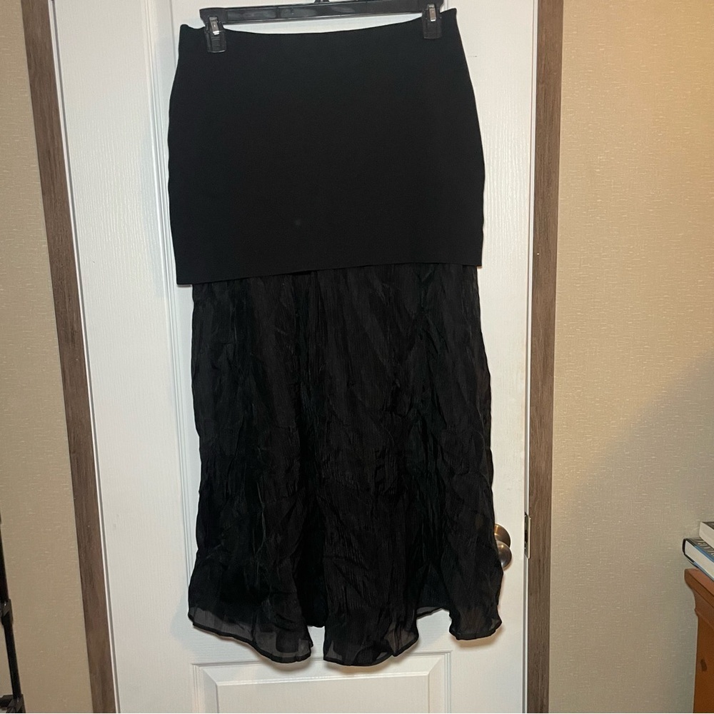 Steve Madden Black Malvina Skirt Size Large - Picture 3 of 7